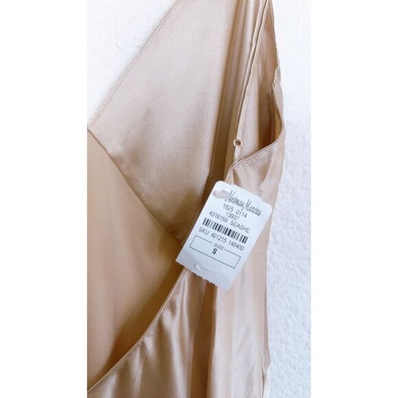 olivia von halle issa silk slip dress seashell small - Picture 9 of 10